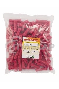 Соединительная гильза изолированная L-32 мм 6-10 мм² (ГСИ 10/ГСИ 6,0-10,0) красная Rexant