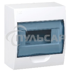 Корпус модульный пластиковый навесной ЩРН-П-8 IEK MKP12-N-08-40-20, 8 модулей, IP41