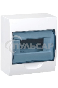 Корпус модульный пластиковый навесной ЩРН-П-8 IEK MKP12-N-08-40-20, 8 модулей, IP41