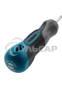 Отвертка GROSS 12101 SL3,0 x 75 мм S2, трехкомпонентная рукоятка