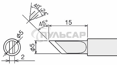 Жало для паяльника Goot PX-60RT-5K