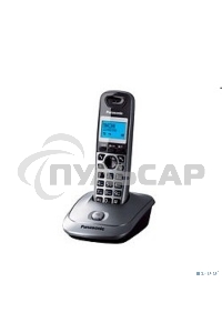 Телефон беспроводной (DECT) Panasonic KX-TG2511RUM (металик) АОН, Caller ID,спикерфон на трубке,переход в Эко режим одним нажатием
