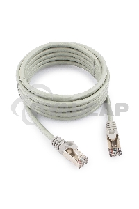 Патч-корд FTP Cablexpert кат.6, 3м, литой, многожильный (серый)