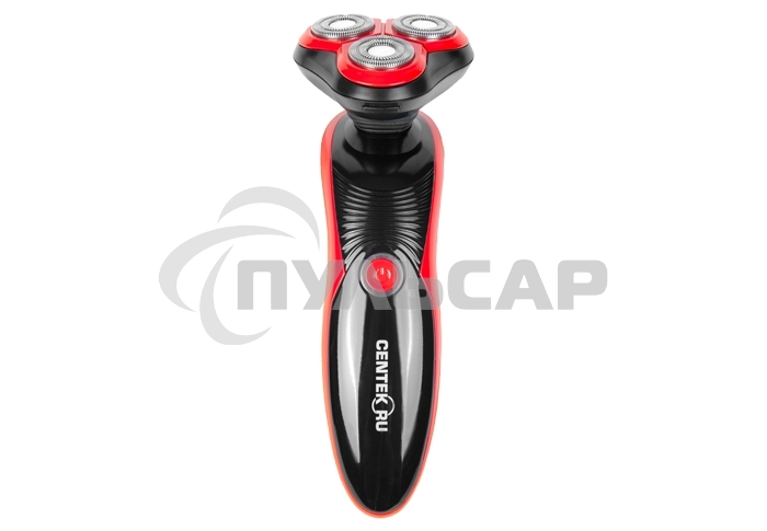 Электробритва Centek CT-2168 (красный) ротор 3D, влажное бритье, 3 плав.головки, 2-ные лезвия, до 50 мин раб