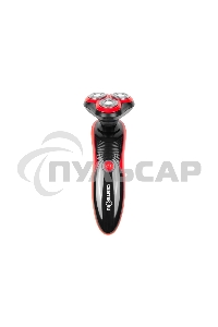 Электробритва Centek CT-2168 (красный) ротор 3D, влажное бритье, 3 плав.головки, 2-ные лезвия, до 50 мин раб