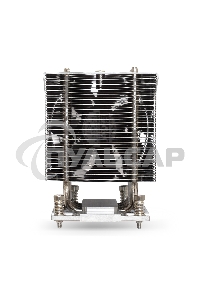 Кулер для процессора ExeGate ESNK-P0064AP4.PWM.4U.SP3.Cu серебристый, 92 мм, алюминий/медь, 3800 об/мин, 44 дБ, 4 pin, 280 Вт, 125.4 мм