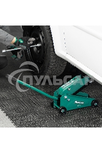 Домкрат гидравлический подкатной Сибртех 2,5 т, 148-387 мм, в пласт. кейсе