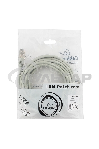 Патч-корд FTP Cablexpert кат.5e, 5м, литой, многожильный (серый)