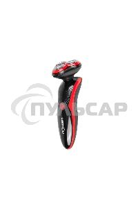 Электробритва Centek CT-2168 (красный) ротор 3D, влажное бритье, 3 плав.головки, 2-ные лезвия, до 50 мин раб