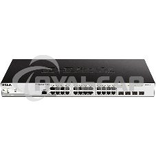 Коммутатор D-Link Gigabit Smart Switch with 24 10/100/1000Base-T ports and 4 Gigabit MiniGbIC (SFP) ports