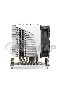 Кулер для процессора ExeGate ESNK-P0064AP4.PWM.4U.SP3.Cu серебристый, 92 мм, алюминий/медь, 3800 об/мин, 44 дБ, 4 pin, 280 Вт, 125.4 мм