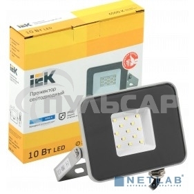 Прожектор Iek LPDO701-10-K03 СДО 07-10 светодиодный серый IP65 6500 K IEK