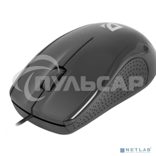 Мышь проводная Defender Optimum MB-160 черный, 1000 dpi, USB, кнопки - 3