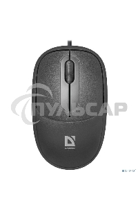 Мышь проводная Defender Datum MS-980 черный, 1000 dpi, USB, кнопки - 3