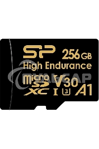 Флеш карта microSD 256Gb Silicon Power microSDHC Class 10 UHS-I A1 V30 U3 (SD адаптер) 100Mb/s