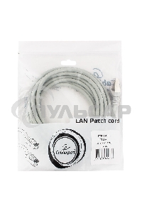 Патч-корд FTP Cablexpert кат.6, 3м, литой, многожильный (серый)