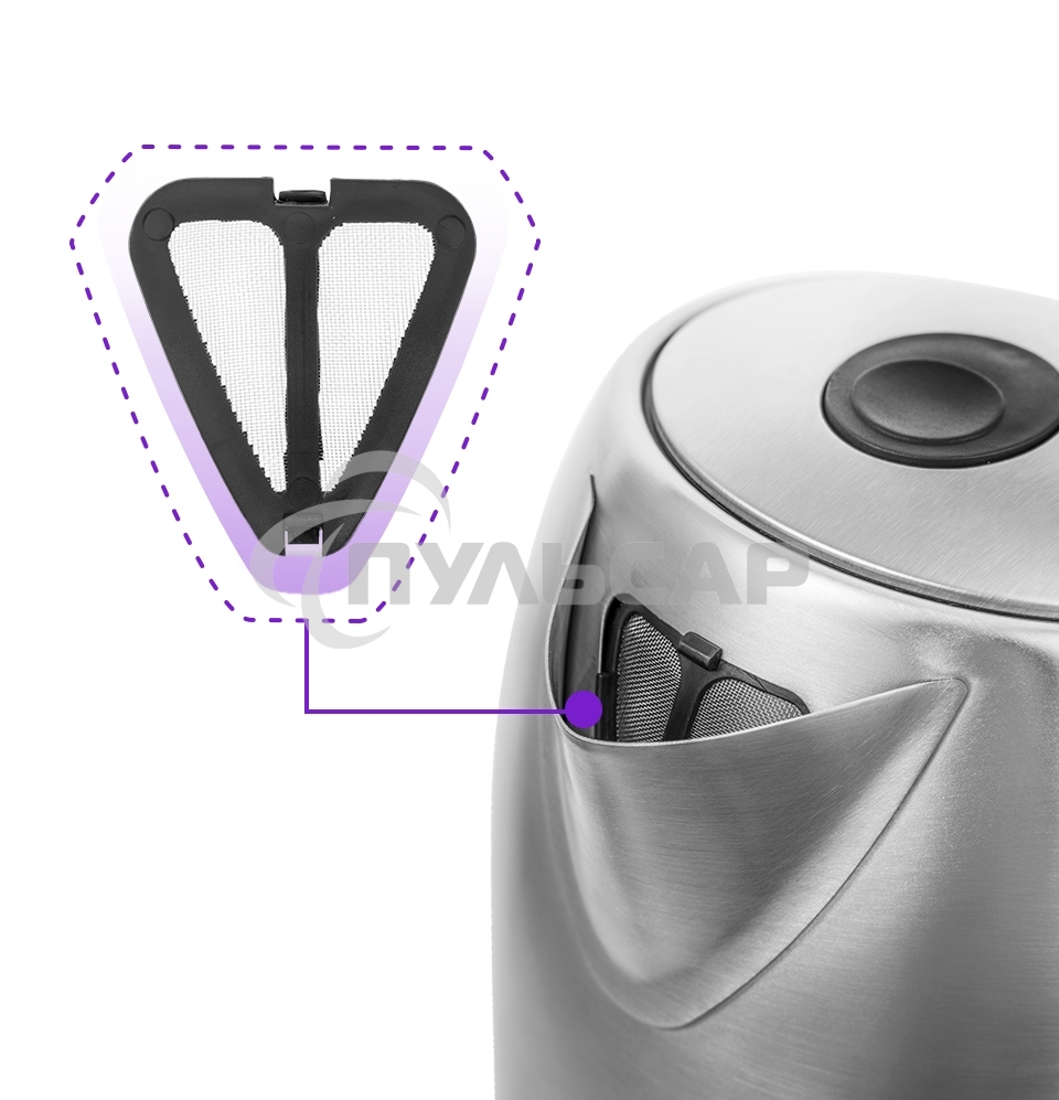 Чайник электрический Kitfort КТ-6106 Мощность 1850–2200 Вт.Емкость 1,7 л.Режимы нагрева от 40 до 90 °С