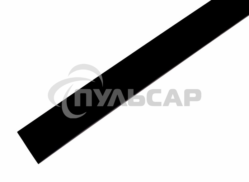 Термоусаживаемая трубка Rexant 19,0/9,5 мм, черная, упаковка 10 шт. по 1 м