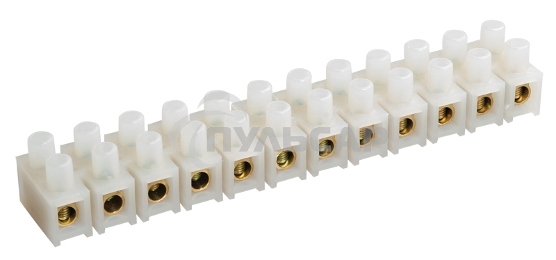 Зажим винтовой Iek UZV1-030-10 ЗВИ-30 6-16мм2 12пар ИЭК