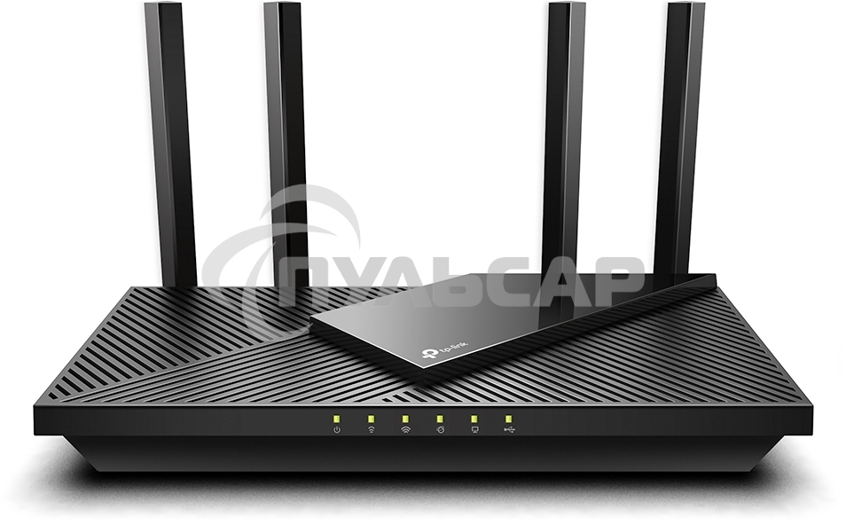 Роутер беспроводной TP-Link Archer AX55 AX3000 10/100/1000BASE-TX черный