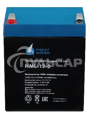 Батарея Парус Электро, профессиональная серия HML-12-5