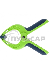 Струбцина клещеобразная, пл. корп., 2-х комп. рукоятки, усиленная пружина,1-1/4