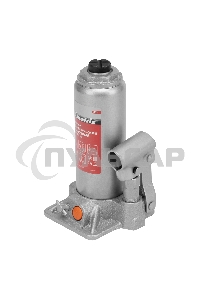 Домкрат гидравлический бутылочный Matrix, 4 т, h подъема 194–372 мм, в пласт. кейсе