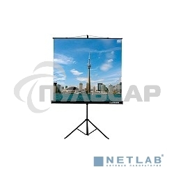 Экран на треноге Lumien 200x200см Eco View LEV-100103 1:1 напольный рулонный