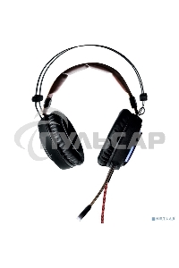 Игровая стереогарнитура QUMO AVALON GHS006 Avalon, подсветка, интерфейс USB + 3.5 jack