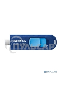 Флешка USB ADATA UC300 (ACHO-UC300-32G-RNB/BU), 32 Gb, Type-C USB 3.2 Gen1, R/W 100/30, синий/голубой
