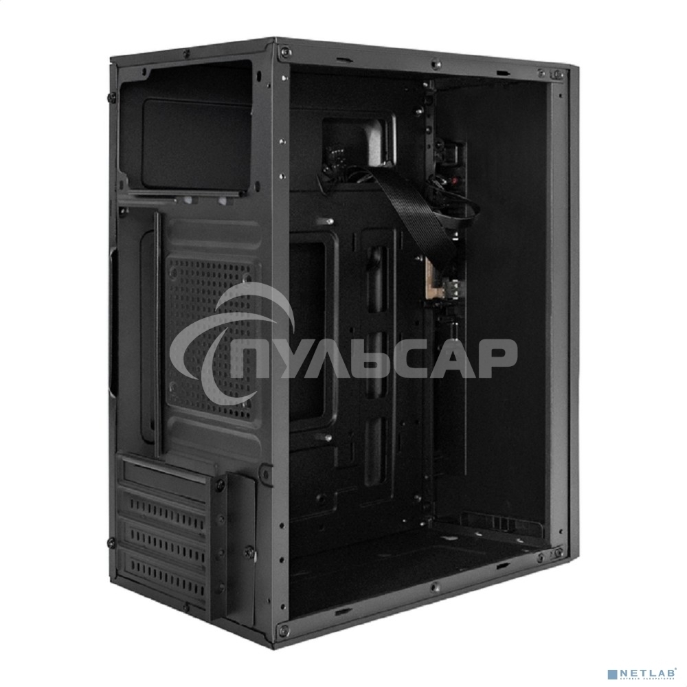 Компьютерный корпус Minitower ExeGate BAA-303 (mATX, без БП, 2*USB, HD Audio, черный)