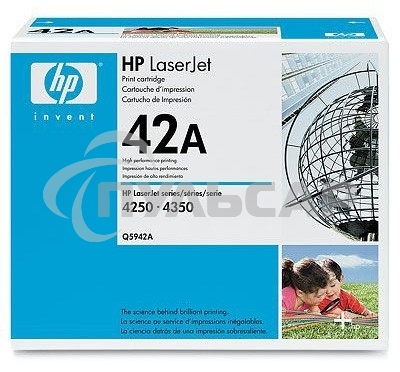 Картридж лазерный HP Q5942A черный для LJ 4250/4350 10 000 стр.