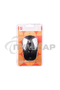 Мышь беспроводная Defender Datum MM-285 черный, 1600 dpi, радиоканал, USB, кнопки - 3