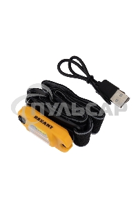 Налобный фонарь поворотный на шарнире 100%, 50%, красный свет, пульсирующий красный; встроенный аккумулятор, (USB кабель в комплекте)