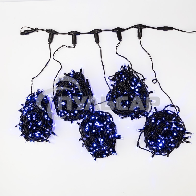 Гирлянда Neon-night LED ClipLight 24V, 5 нитей по 20 метров, цвет диодов синий