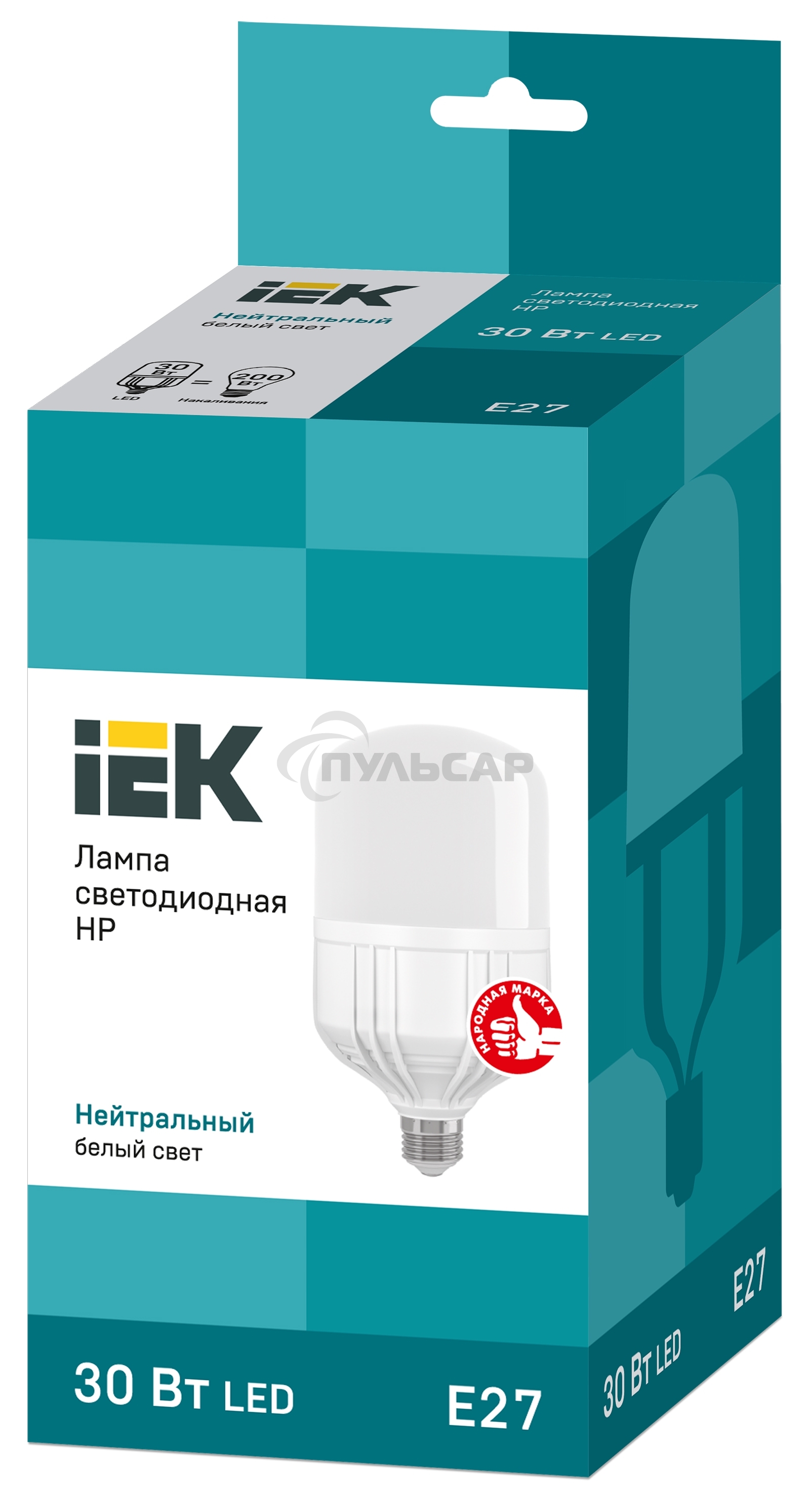 Лампа cветодиодная Iek LLE-HP-30-230-40-E27 HP 30Вт 230В 4000К E27 IEK