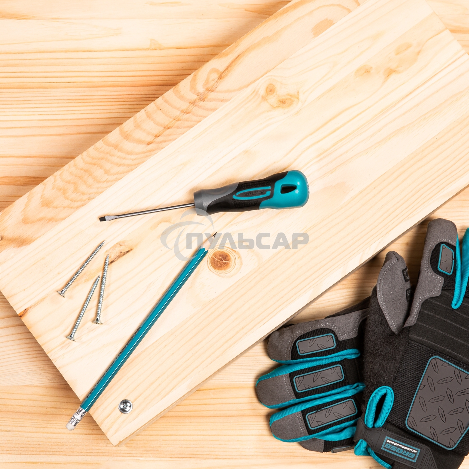 Отвертка GROSS 12101 SL3,0 x 75 мм S2, трехкомпонентная рукоятка