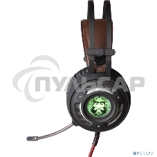 Игровая стереогарнитура QUMO AVALON GHS006 Avalon, подсветка, интерфейс USB + 3.5 jack