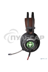 Игровая стереогарнитура QUMO AVALON GHS006 Avalon, подсветка, интерфейс USB + 3.5 jack