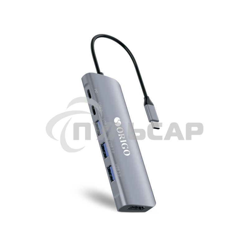 Док-станция ORIGO OU3360PD/A1A USB-C, 3xUSB 3.0, 1xUSB-C/PD 3.0, 1xUSB-C, 1xHDMI