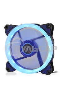 Вентилятор для корпуса Crown CMCF-12025S-1231 черный/синий, 120 мм, 1650 об/мин, 23 дБ, 3 pin