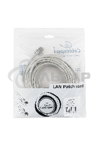 Патч-корд FTP Cablexpert кат.5e, 7.5м, литой, многожильный (серый)