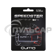 Флешка USB QUMO 128 Gb SPEEDSTER 3.0 BLACK, цвет корпуса черный (QM128GUD3-SP-black)