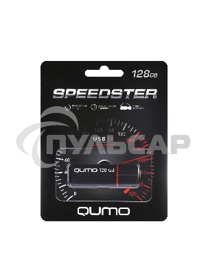 Флешка USB QUMO 128 Gb SPEEDSTER 3.0 BLACK, цвет корпуса черный (QM128GUD3-SP-black)