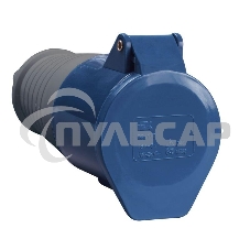 Розетка Iek PSR21-016-3 213 переносная 2Р + РЕ 16А 220В IP44 ИЭК