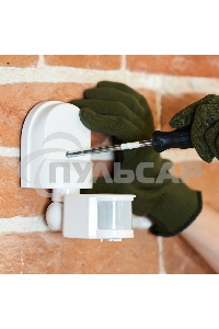 Датчик движения настенный ДДС 01, 180°, 1200 Вт, 10-2000 Лк, 2-12 м, 10-420 сек. IP44 Rexant