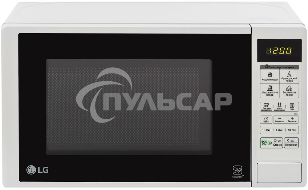 Микроволновая печь LG MS20R42D белый, 20 л, 700 Вт, переключатели - сенсор