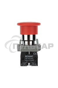 Кнопка XB2-BS грибок красная NC Rexant