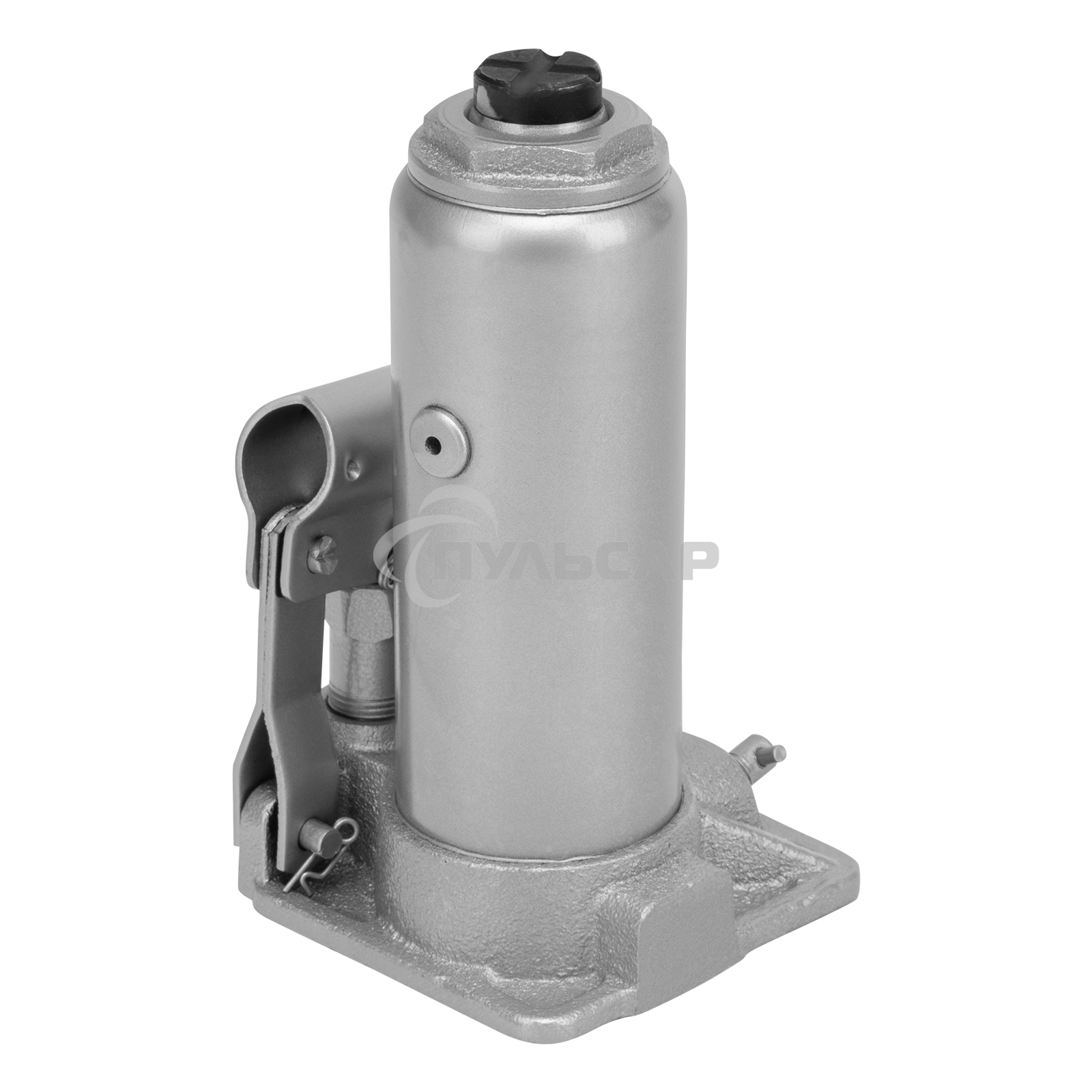 Домкрат гидравлический бутылочный Matrix, 4 т, h подъема 194–372 мм, в пласт. кейсе