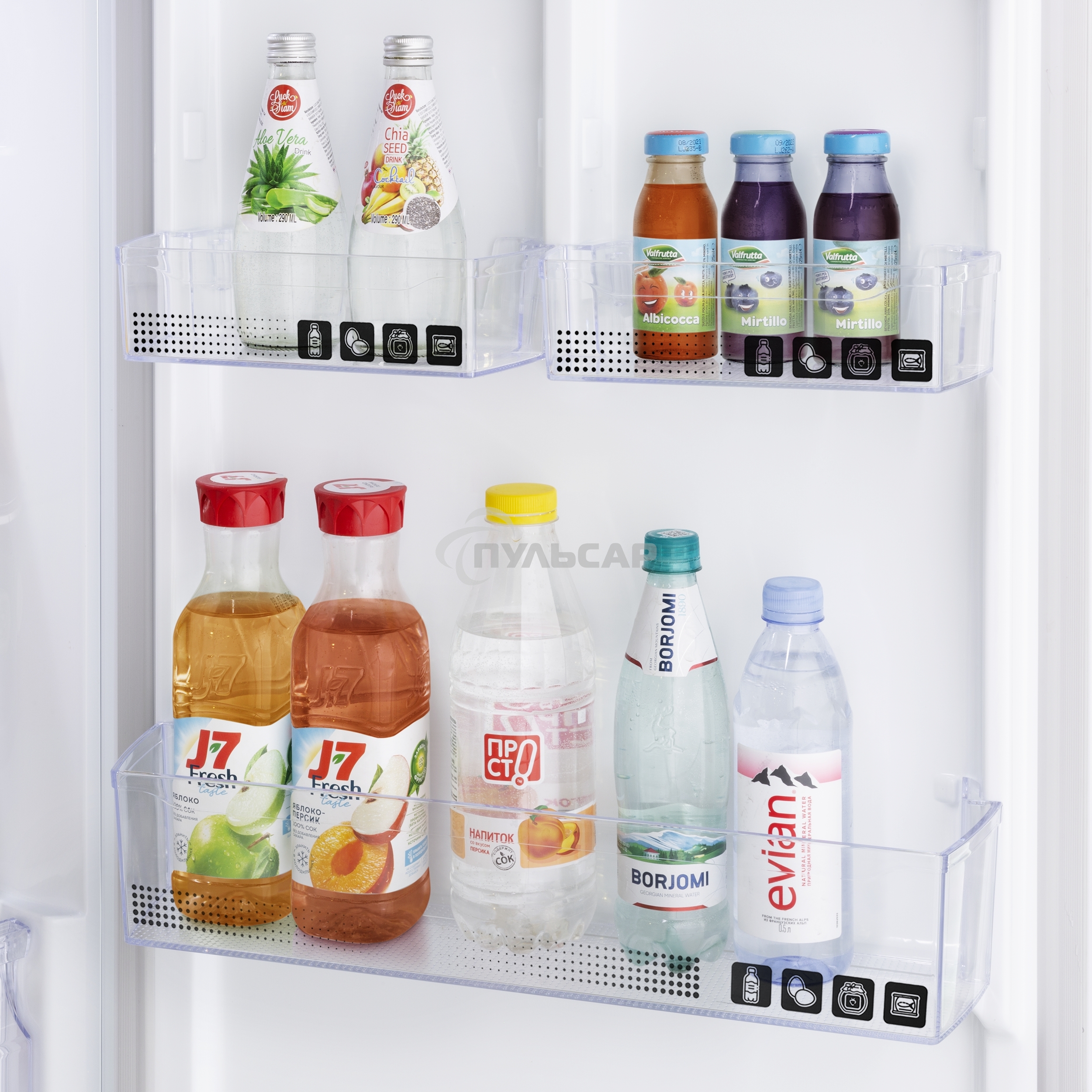 Холодильник Maunfeld MFF187NFIX10 нержавеющая сталь двухкамерный 232/98л морозилка снизу